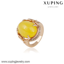 14719 xuping jewelry luxury graceful 18k gold color finger ring for women